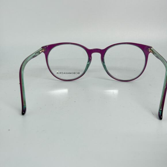 BCBGMAXAZRIA Marina Plum Laminate 49/18/135 Eyeglass Frame H17621 - Picture 3 of 9